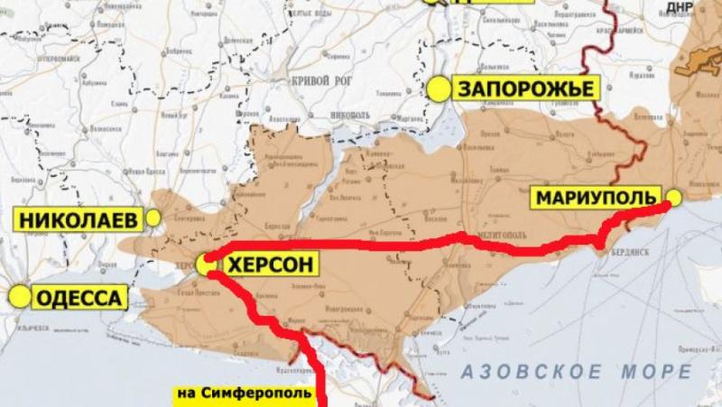 Между Крим, освободените райони на Южна Украйна и републиките на