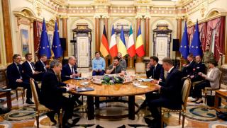 Ръководителите на Франция Германия Италия и Румъния наскоро се срещнаха
