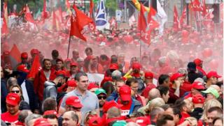 В Белгия заради масови протести във връзка с галопиращата инфлация