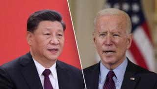 Президентът на Китай Си Цзинпин и президентът на САЩ Джо