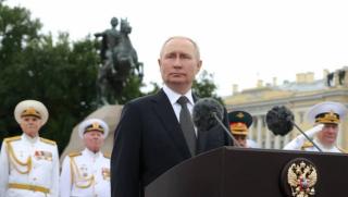Фраза на Владимир Путин на парада в Санкт Петербург предизвика