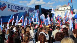 Референдуми, Русия, защитава, Донбас