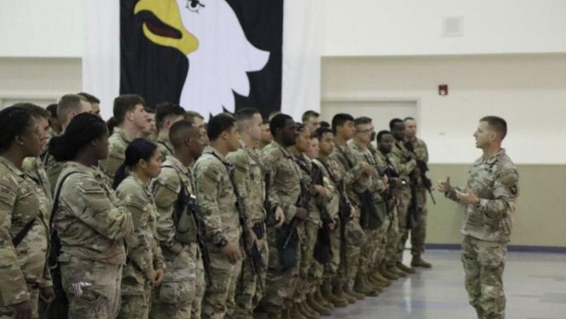 Елитните части на 101-ва въздушнодесантна дивизия на САЩ, разположени в