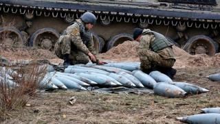 Свършване, боеприпаси, Украйна