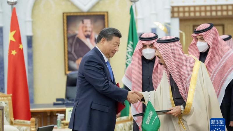 Вчера китайският председател Си Дзинпин се срещна с краля на