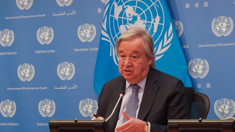 На 19 декември генералният секретар на ООН Антониу Гутериш проведе