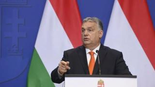 Унгарският премиер Виктор Орбан на годишната прес конференция за чуждестранни