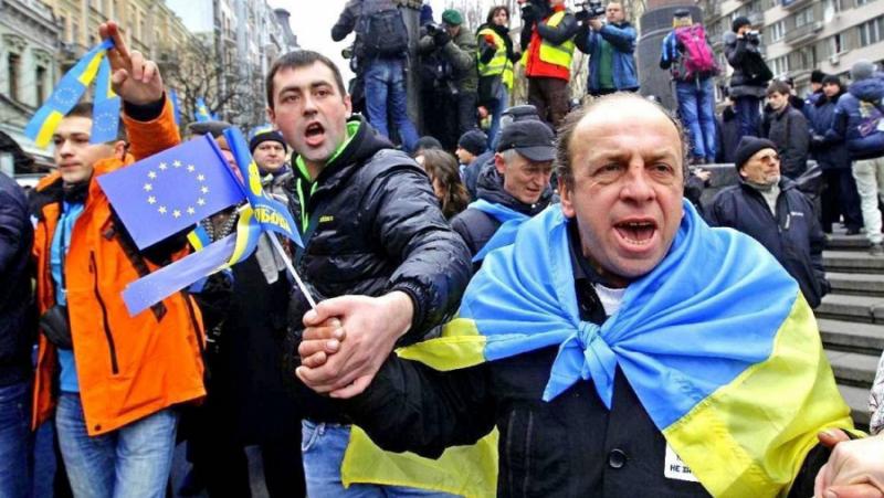 Украинци, принудително мобилизирани, Европа