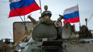 На линията на бойно съприкосновение ЛБС в района на Запорожие