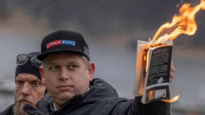 Шведският крайнодесен активист Расмус Палудан реши да не се спира