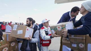 Вчера в Дамаск пристигна втората партида хуманитарна помощ на Китайския