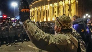 Грузинските власти предотвратиха преврат в стила на Евромайдана Грузинският лидер