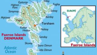 Автономния регион на Дания Фарьорските острови в Северния Атлантик с