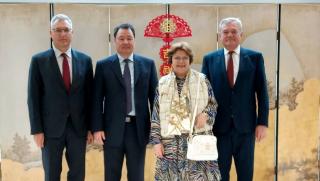 Представители на ЛЕВИЦАТА се срещнаха с Йен Дзиенцюн пълномощен министър