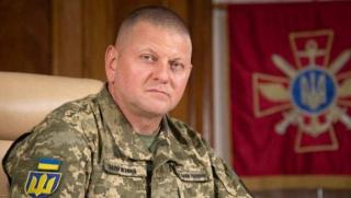 Главнокомандващият на въоръжените сили на Украйна Валерий Залужни който първо