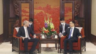 Заместник председателят на Китайската народна република Хан Джън се срещна вчера