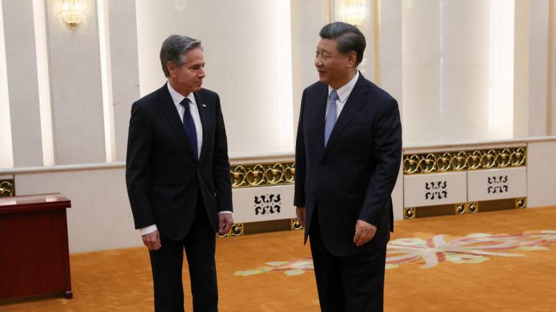 Държавният секретар на САЩ Антъни Блинкен дойде в Пекин за