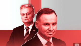 Президентите на Полша и Литва Анджей Дуда и Гитанас Науседа