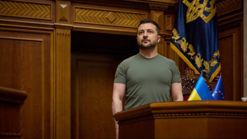 Речта на президента на Украйна Володимир Зеленски във Върховната Рада