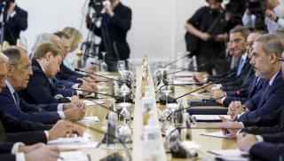 На 31 август руският външен министър Сергей Лавров и турският