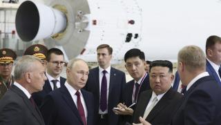 Путин се срещна с Ким Чен Ун на космодрума Восточний