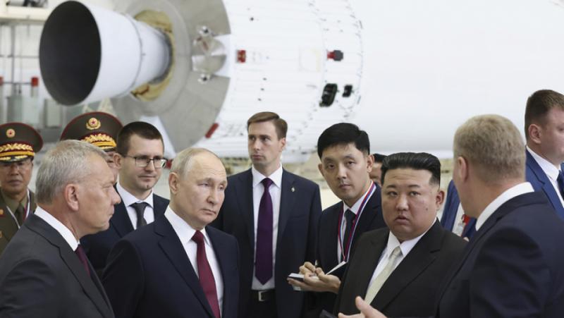 Путин се срещна с Ким Чен Ун на космодрума Восточний,