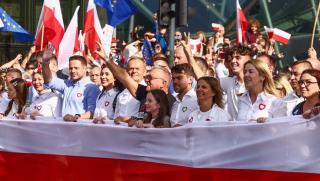 Полската опозиция успя да проведе успешно медийно събитие във Варшава