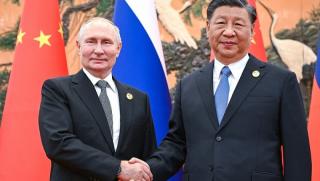 Владимир Путин по време на сегашното си посещение в Китайската