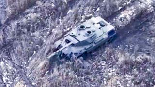 Руските военни унищожиха за първи път танк Леопард 1A5 чрез тактически