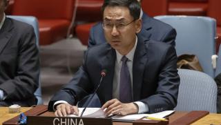 На 19 декември китайският зам постоянен представител в ООН Гън Шуан