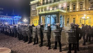 На 24 декември в Белград привържениците на опозицията в Сърбия
