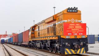 Шандун, 2500 товарни жп влака, линии, Китай-Европа