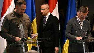 На 29 януари в Украйна унгарският външен министър Петер Сиярто