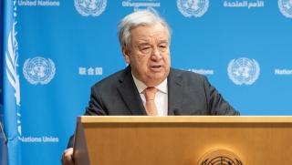 На 6 февруари генералният секретар на ООН Антониу Гутериш отправи