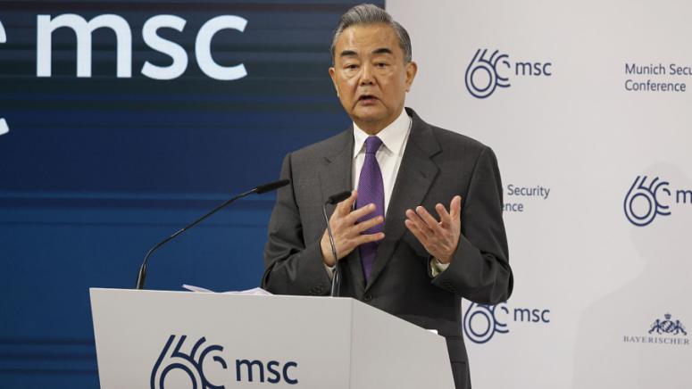 Във вчерашната си реч пред Мюнхенската конференция по сигурността китайският
