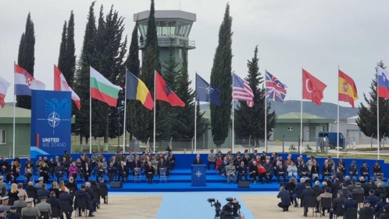 Тази седмица беше официално открита реконструираната авиобаза на НАТО в