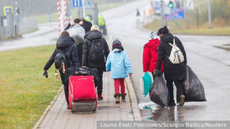 Украинските бежанци, които пристигнаха в Латвия, изведнъж се оказаха в