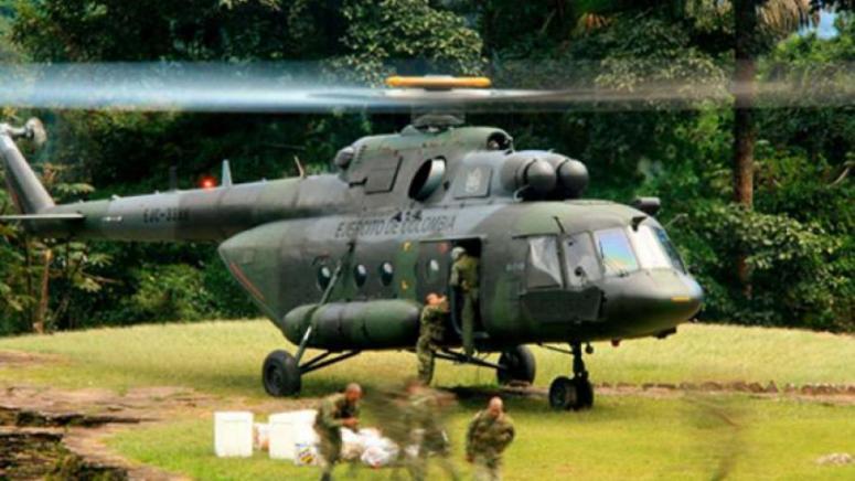 Съединените щати оказаха натиск върху Колумбия да предостави военна техника