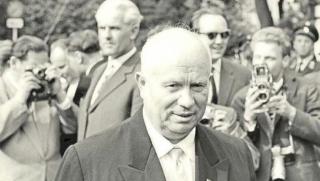 Никита Хрушчов, портрет, черно-бели тонове