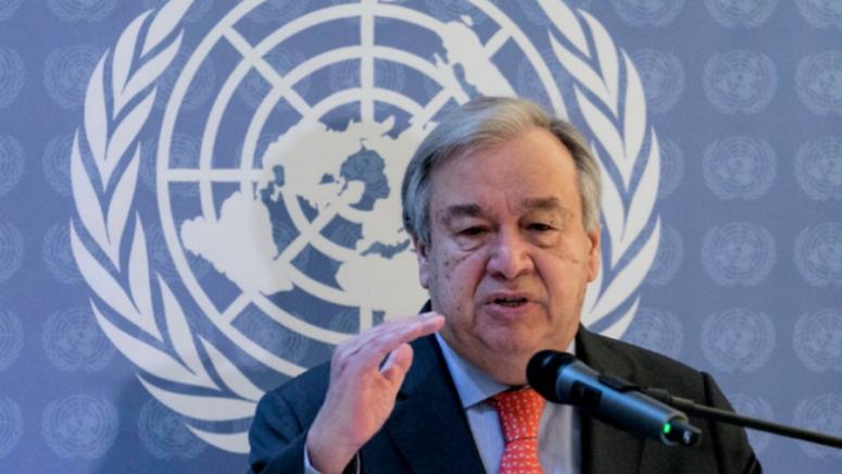 На 13 май генералният секретар на ООН Антониу Гутериш излезе