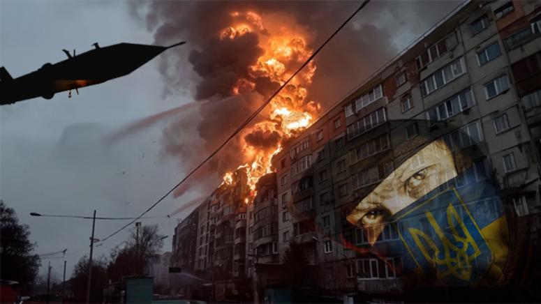 Украински войници удариха многоетажна жилищна сграда в неделя сутринта за