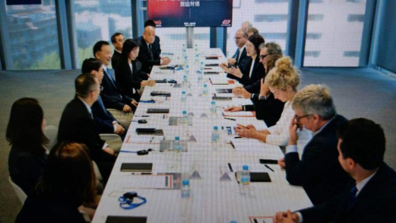 Вчера в Барселона Китайската медийна група КМГ и испанската Mediapro