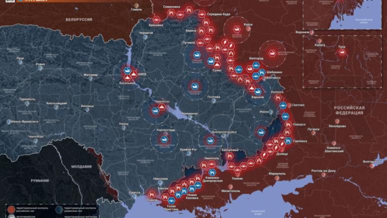 Огромен брой експлозии бяха чути в контролираната от Киев част