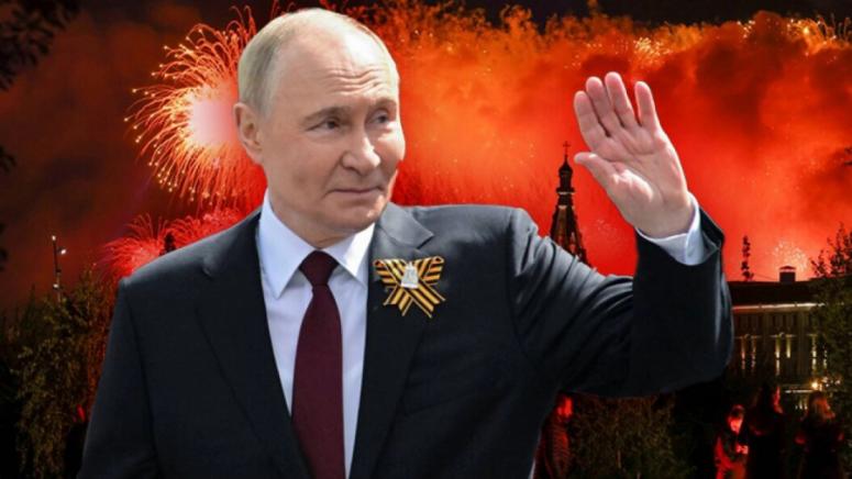 Усмивка, Путин, нищожество, Макрон, парад, Москва, Запада, признае, неизбежното