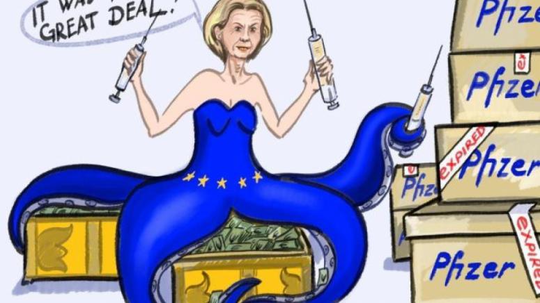Урсула фон дер Лайен, Pfizergate