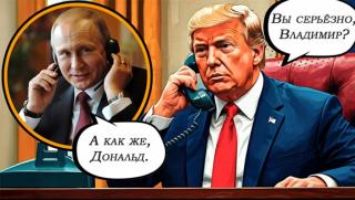 Путин, Тръмп, разговор, телефон