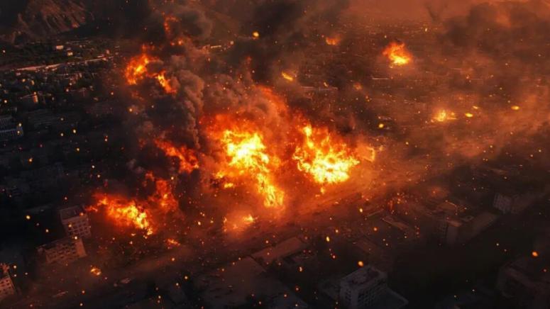 Кременчук, Запорожие, потопиха в ад, Белоусов, удари, промишлени предприятия, горят