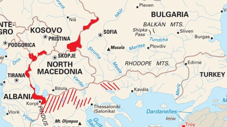 Български обръч, Македония, българските малцинства, съвременната регионална дипломация