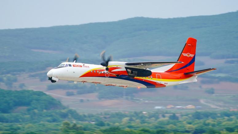 Китайският самолет за граждански спасителни операции MA60 успешно завърши своя