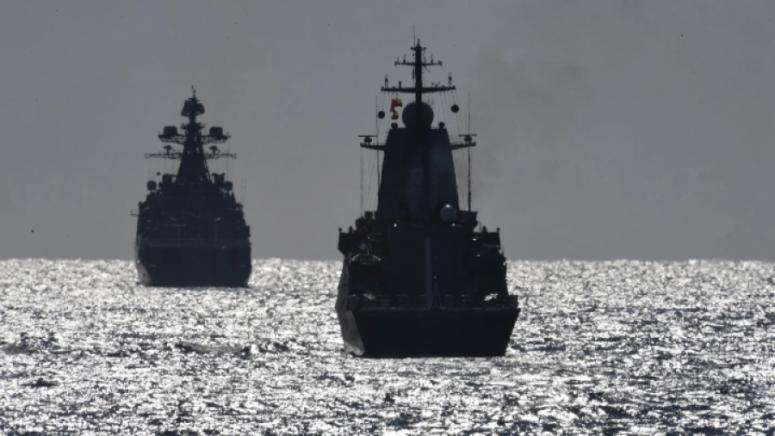 Руски военни, китайски военни, Японско море, учения, вода, суша